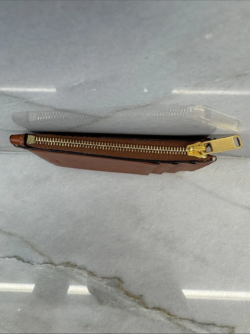 🐘 Celine Leather Zip Card Holder